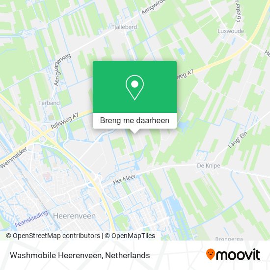 Washmobile Heerenveen kaart