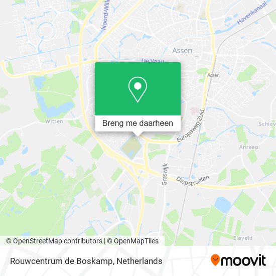 Rouwcentrum de Boskamp kaart