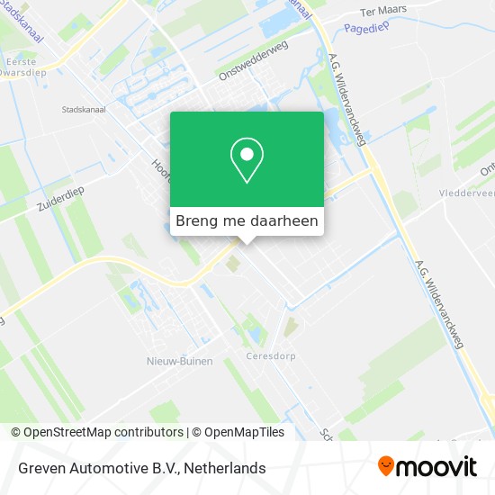 Greven Automotive B.V. kaart