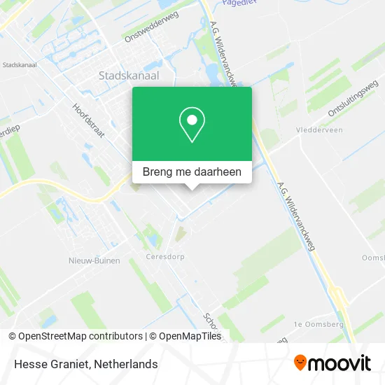 Hesse Graniet kaart