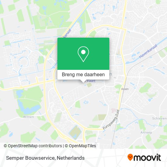Semper Bouwservice kaart