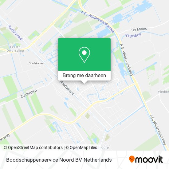 Boodschappenservice Noord BV kaart