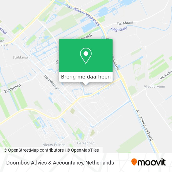 Doornbos Advies & Accountancy kaart