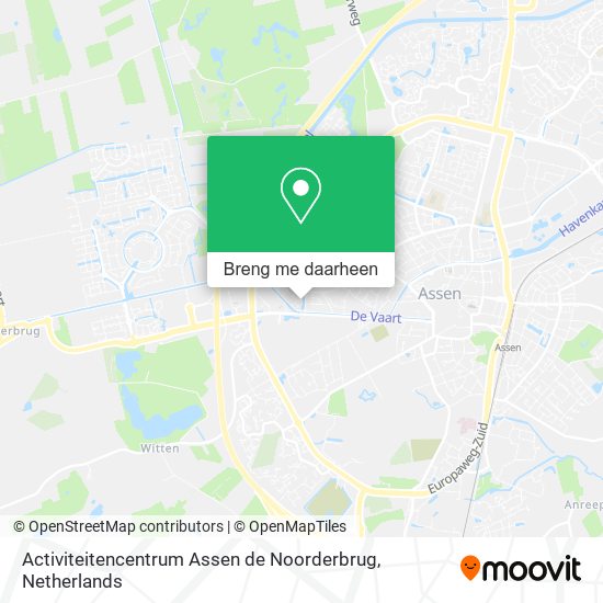 Activiteitencentrum Assen de Noorderbrug kaart