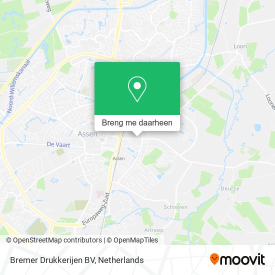 Bremer Drukkerijen BV kaart