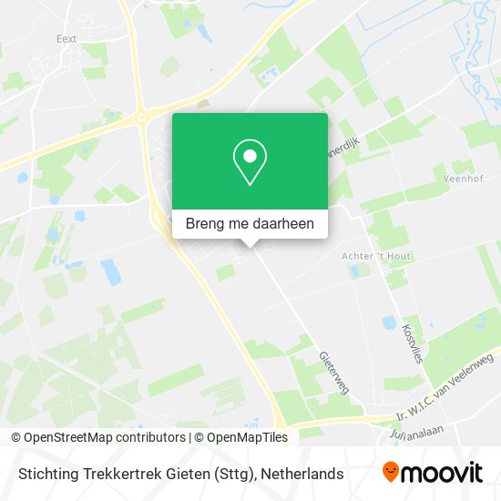 Stichting Trekkertrek Gieten (Sttg) kaart