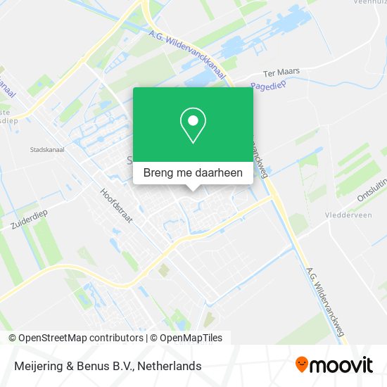 Meijering & Benus B.V. kaart