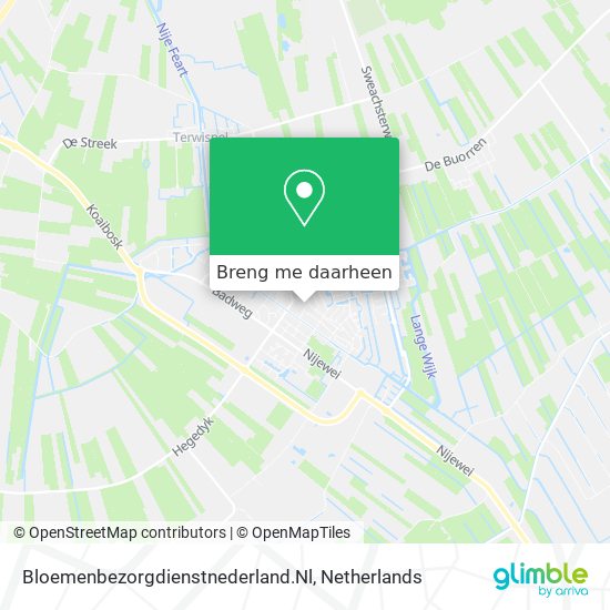 Bloemenbezorgdienstnederland.Nl kaart