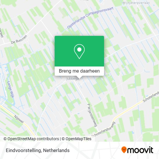 Eindvoorstelling kaart