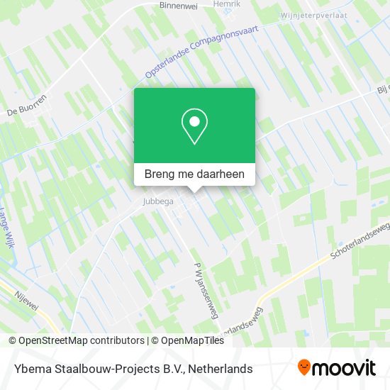 Ybema Staalbouw-Projects B.V. kaart