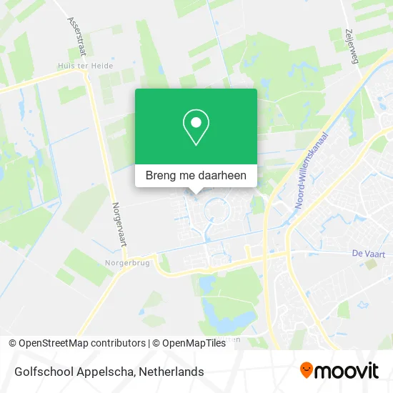Golfschool Appelscha kaart