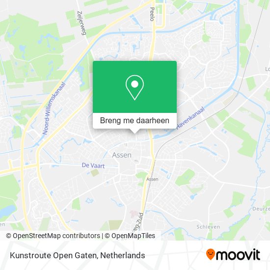 Kunstroute Open Gaten kaart