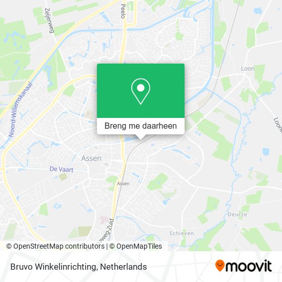 Bruvo Winkelinrichting kaart