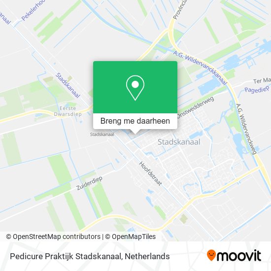 Pedicure Praktijk Stadskanaal kaart