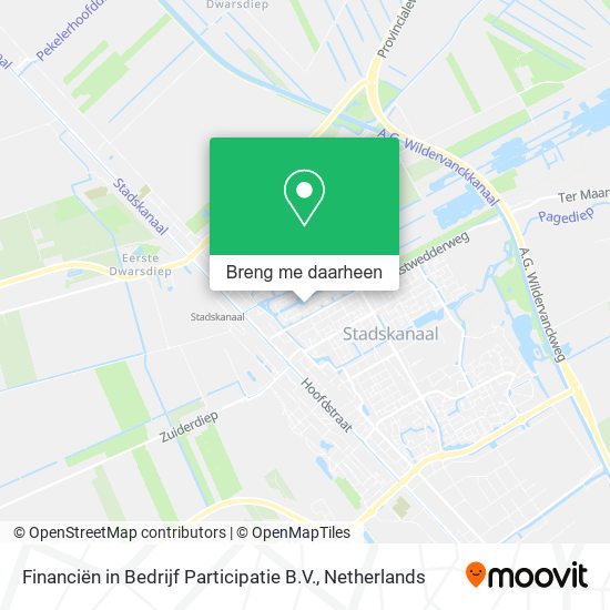 Financiën in Bedrijf Participatie B.V. kaart