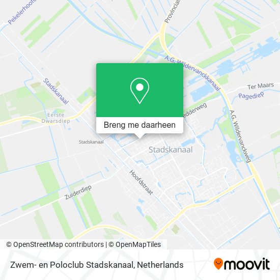 Zwem- en Poloclub Stadskanaal kaart