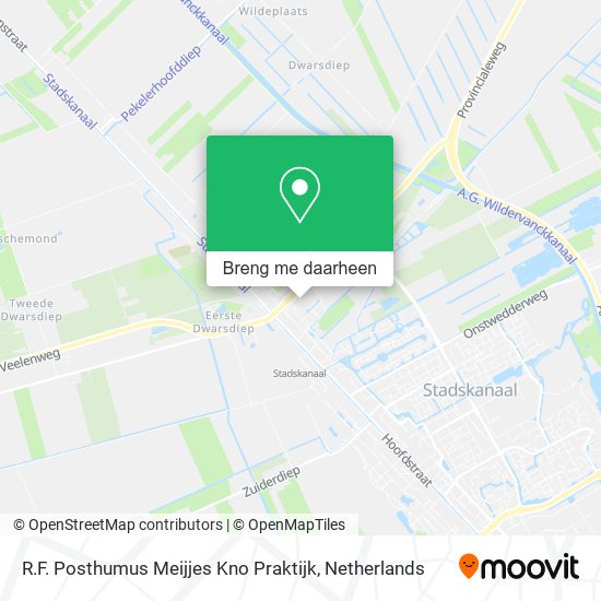 R.F. Posthumus Meijjes Kno Praktijk kaart