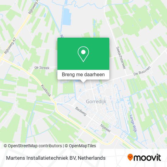 Martens Installatietechniek BV kaart