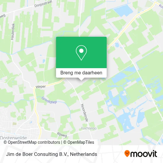 Jim de Boer Consulting B.V. kaart