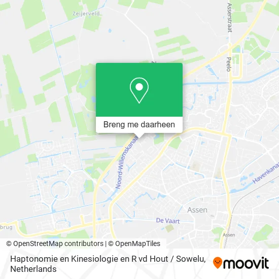 Haptonomie en Kinesiologie en R vd Hout / Sowelu kaart