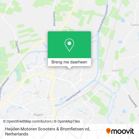 Heijden Motoren Scooters & Bromfietsen vd kaart