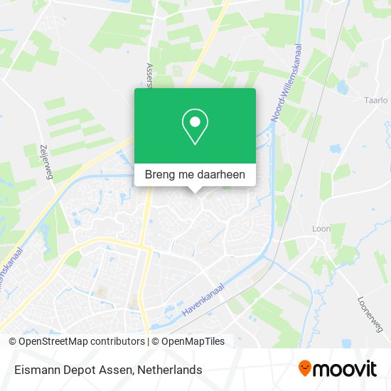 Eismann Depot Assen kaart