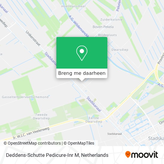 Deddens-Schutte Pedicure-Inr M kaart