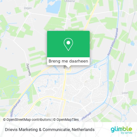 Drievis Marketing & Communicatie kaart