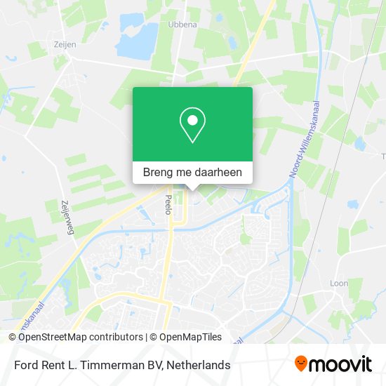 Ford Rent L. Timmerman BV kaart