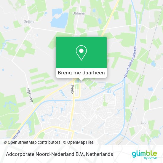 Adcorporate Noord-Nederland B.V. kaart