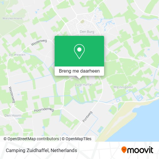 Camping Zuidhaffel kaart