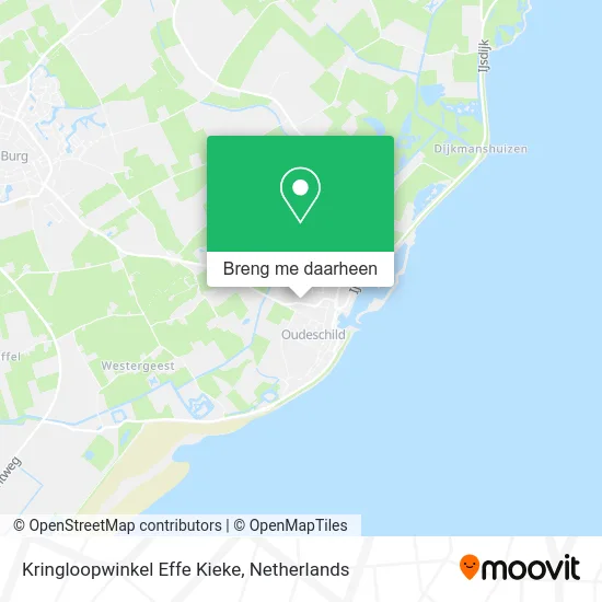 Kringloopwinkel Effe Kieke kaart