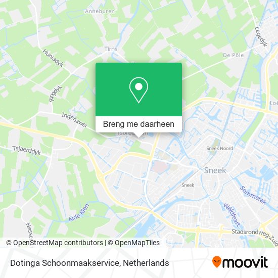 Dotinga Schoonmaakservice kaart