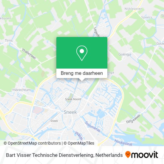 Bart Visser Technische Dienstverlening kaart