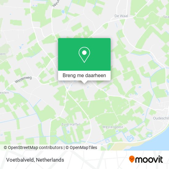 Voetbalveld kaart