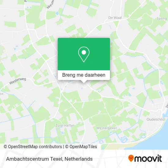 Ambachtscentrum Texel kaart