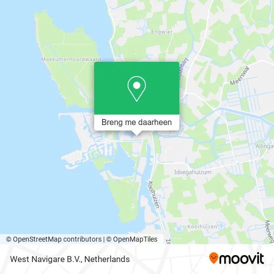 West Navigare B.V. kaart