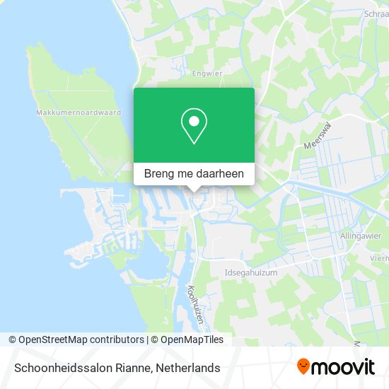 Schoonheidssalon Rianne kaart