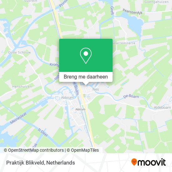 Praktijk Blikveld kaart