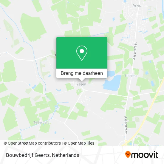 Bouwbedrijf Geerts kaart