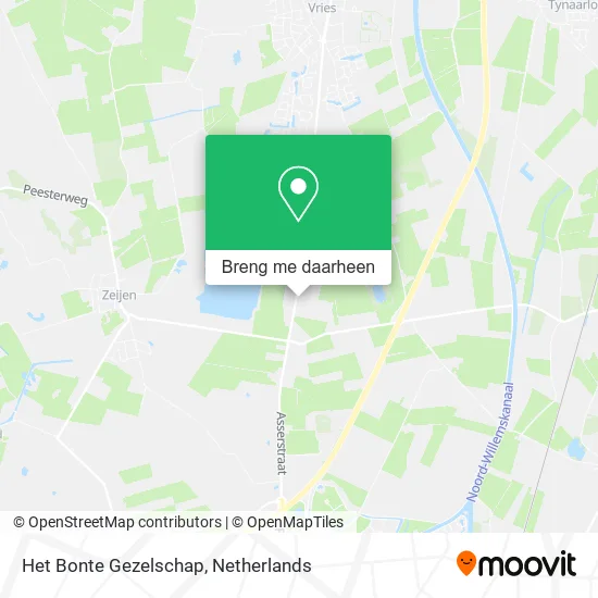 Het Bonte Gezelschap kaart
