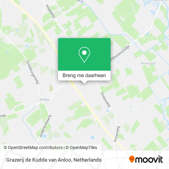 Grazerij de Kudde van Anloo kaart