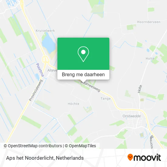 Aps het Noorderlicht kaart