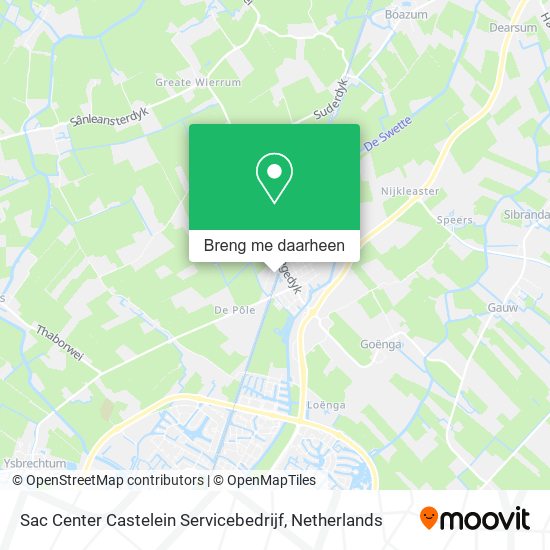 Sac Center Castelein Servicebedrijf kaart