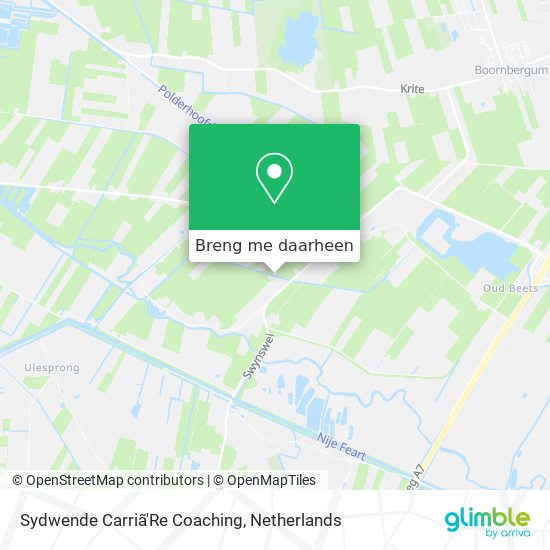 Sydwende Carriã'Re Coaching kaart