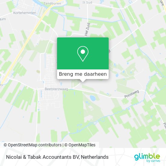 Nicolai & Tabak Accountants BV kaart