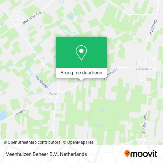 Veenhuizen Beheer B.V. kaart