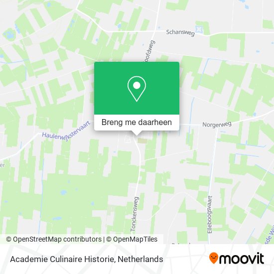 Academie Culinaire Historie kaart