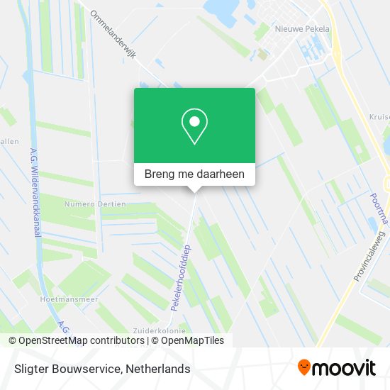 Sligter Bouwservice kaart