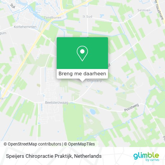 Speijers Chiropractie Praktijk kaart